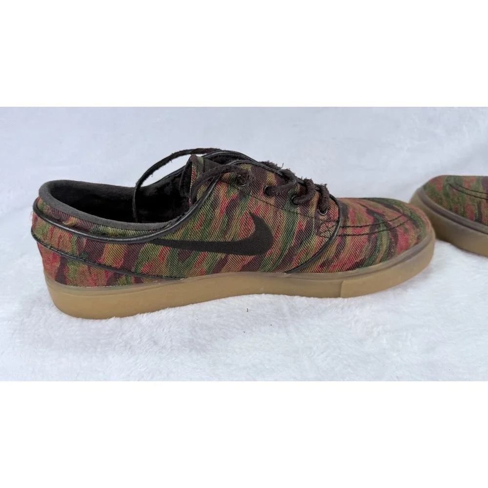Nike SB Zoom Stefan Janoski Canvas‎ Premium Camo Gum 705190-900 Men's Size 8.5